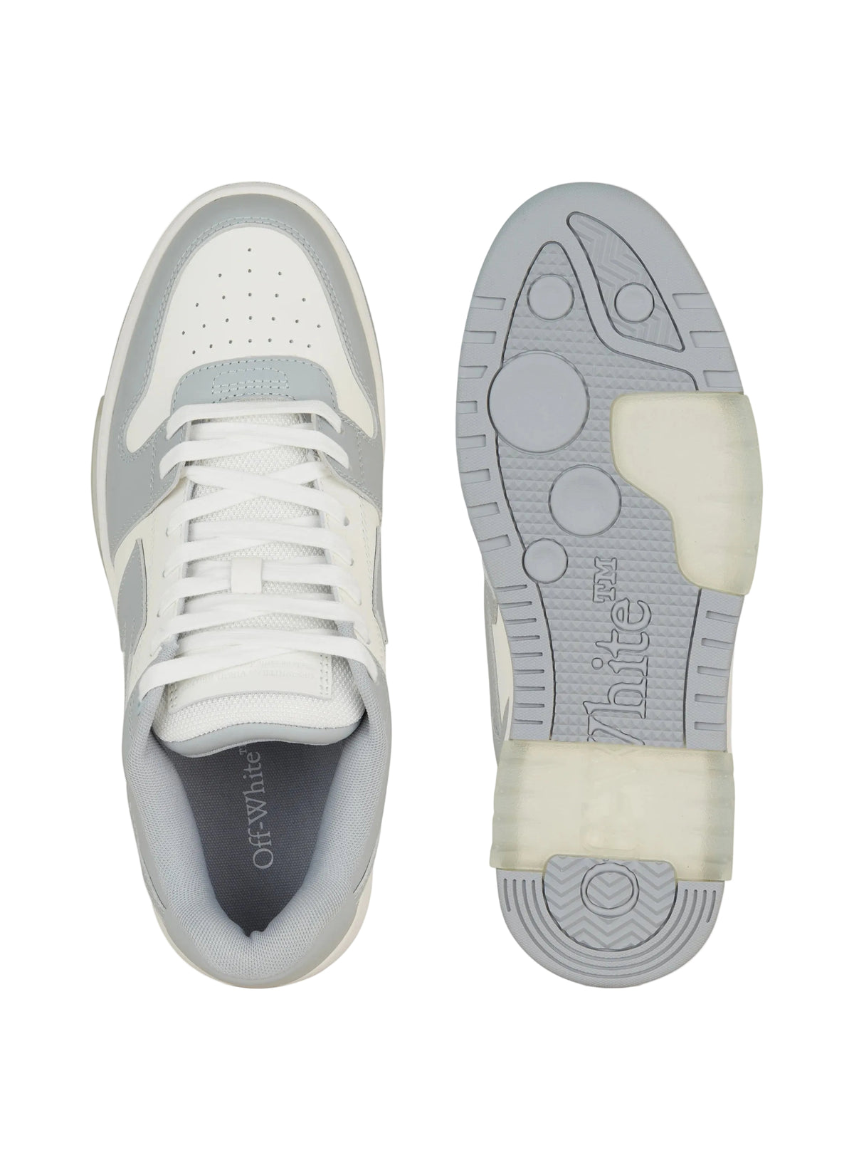 "Off" Sneaker Grey/White