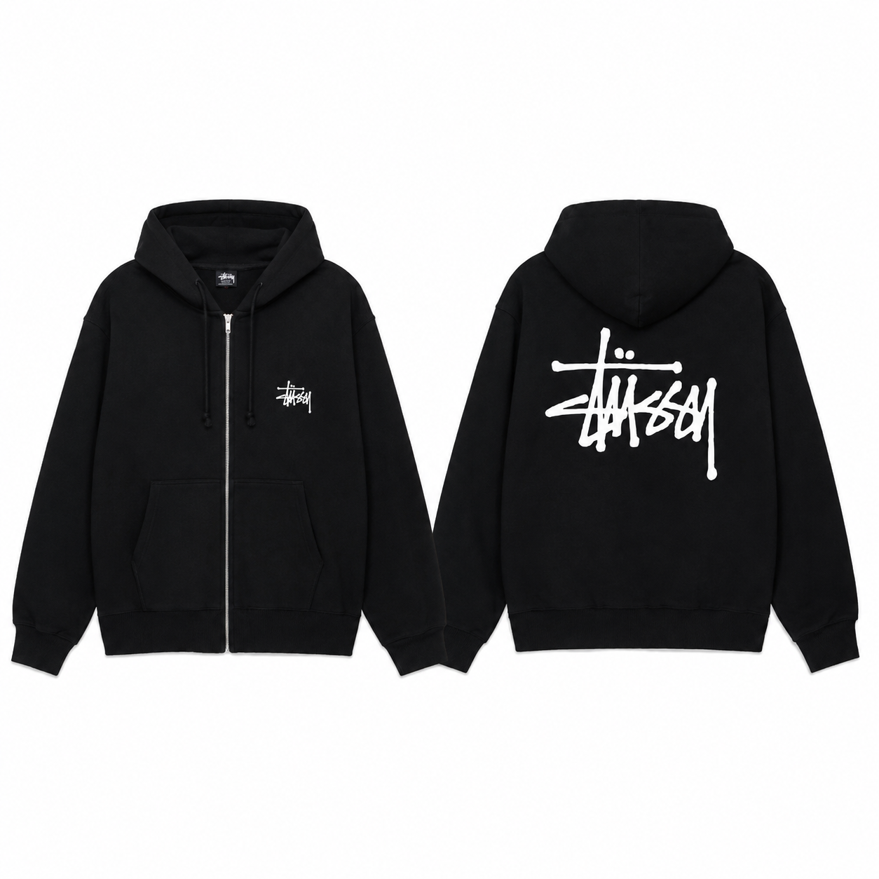 "Stxssy" Zipper