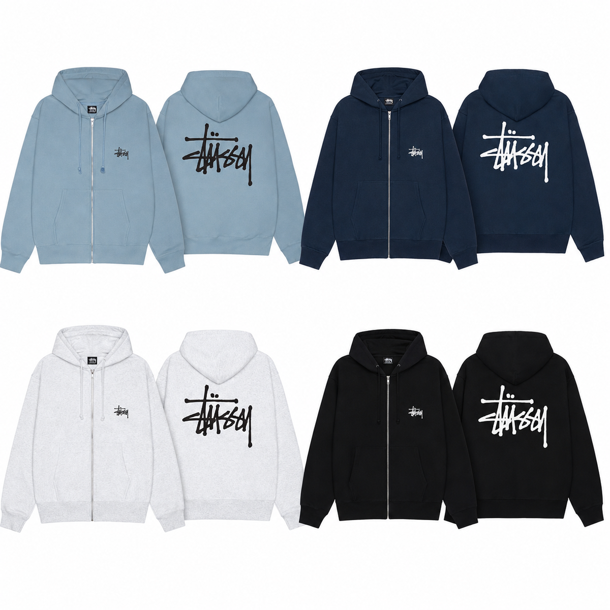 "Stxssy" Zipper