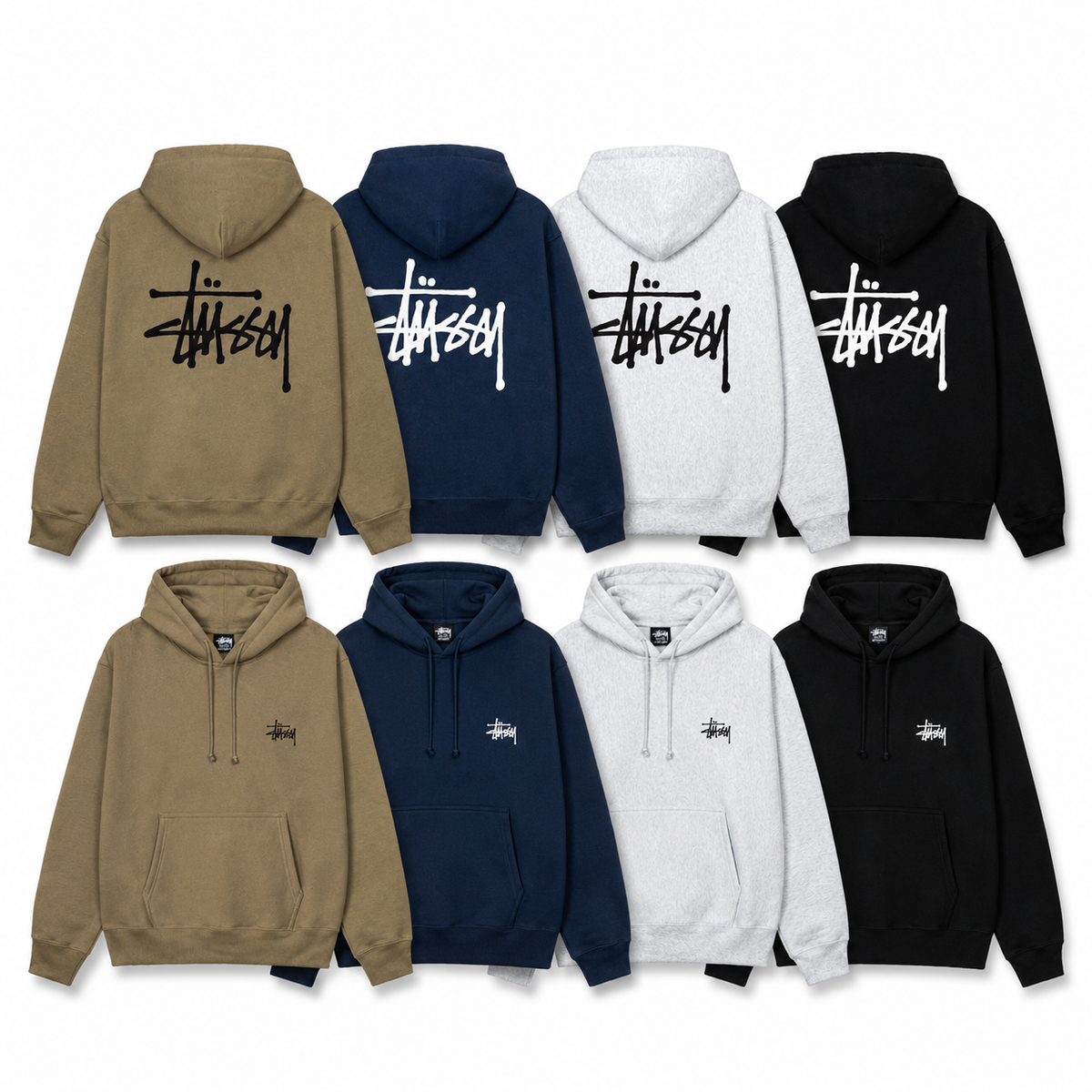 "Stxssy" Basic Hoodie